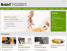 Tablet Screenshot of but-umwelttechnik.de